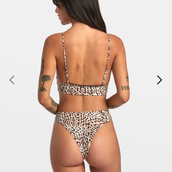 NWT! RVCA Meow Java bikini size small - Picture 6 of 6